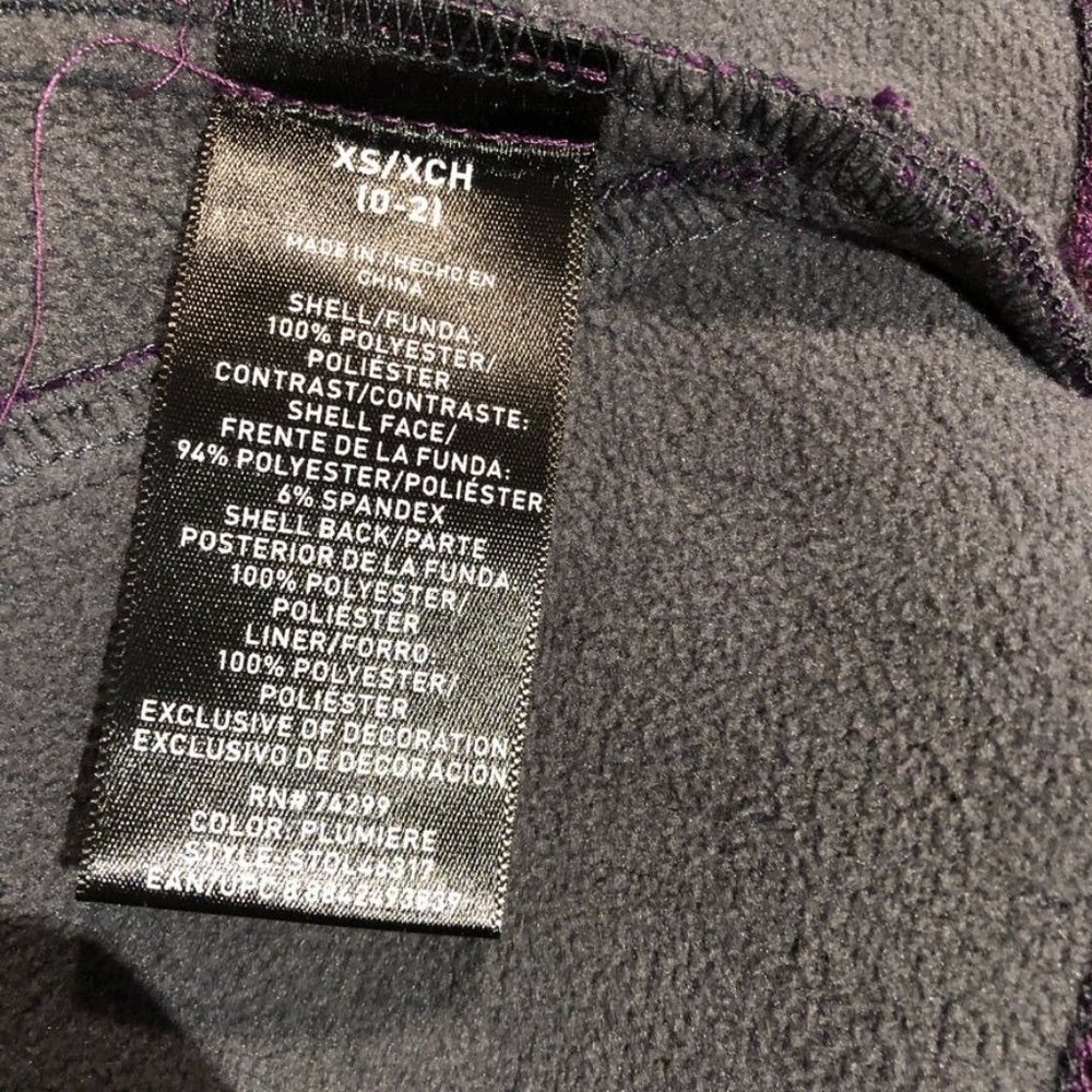 SwissTech Full Zipper Sweater Jacket Plum Purple XS Mock Neck Womens Knit Fleece - Picture 5 of 6
